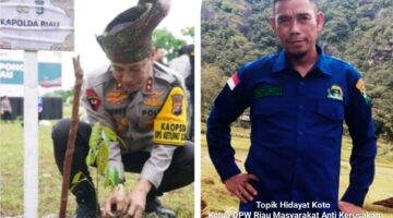 Kapolda Riau Menanam, PT Riau Biru Abdi Di Tualang Siak Malah Merusak Lingkungan