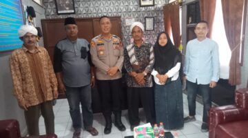 Tokoh Agama Apresiasi Polres Simalungun dalam Memberantas Premanisme, Silaturahmi dengan Kapolsek Tanah Jawa