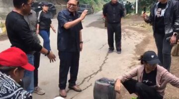 Wakil Bupati Karo Pantau Pelaksanaan Gotong Royong Pemerintah Kabupaten Karo di Puncak Gundaling Berastagi