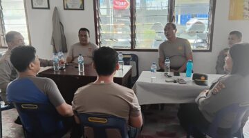 Kunjungi Posko 3 Pilar, Kapolsek Padanghilir Cek Kesiapan Operasional